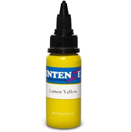 intenze ink lemon yellow 1oz (30ml)