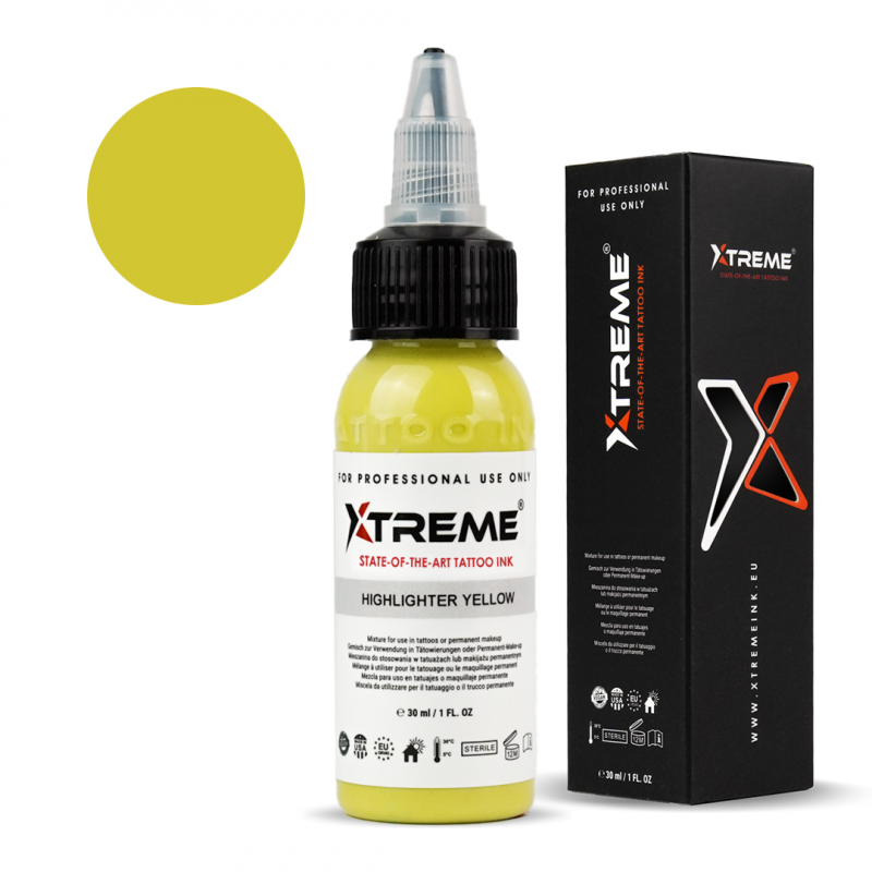 xtreme ink highlighter yellow 30ml